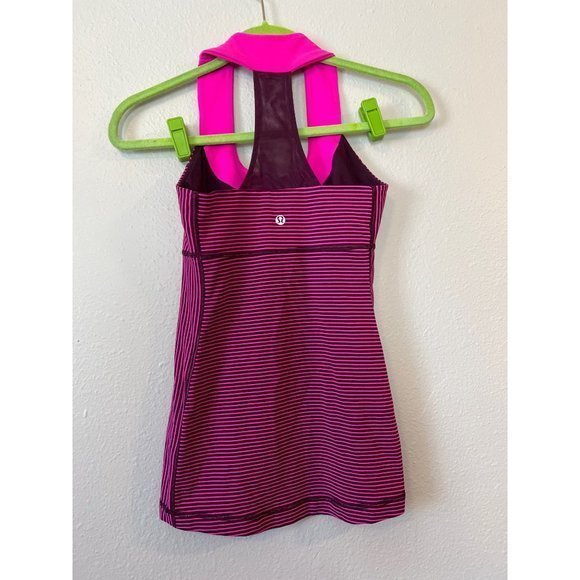 Lululemon Pink & Maroon Razorback Tank size‎ S/M - Picture 2 of 7
